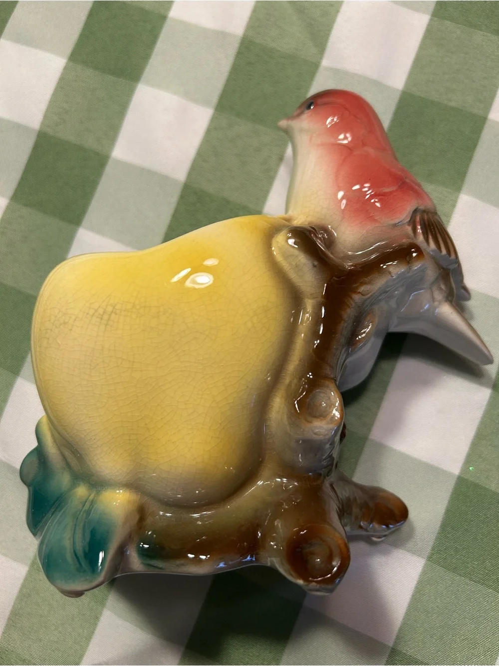Royal Copley ceramic bird vase/planter